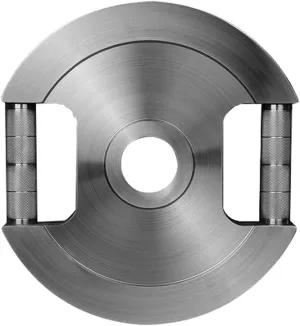 Stainless Steel Weight Plate,2 Inch Barbell Plate,Multi-Function Grip Plate,Weightlifting Squat Fitness Equipment (Size : 20kg/44lbs1)