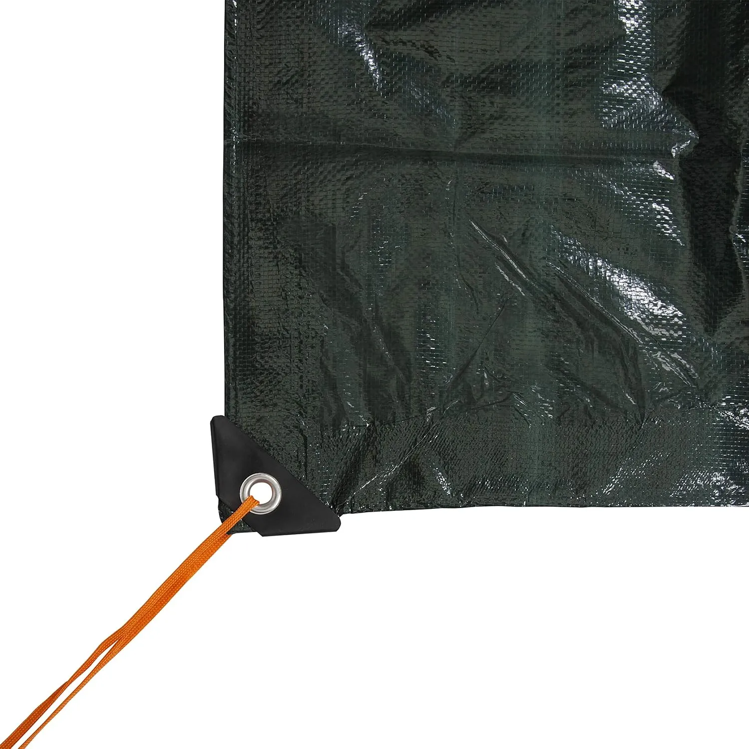 Stansport Medium-Duty Rip-Stop Tarp 6' x 8' - Dark Green - 2 Pack