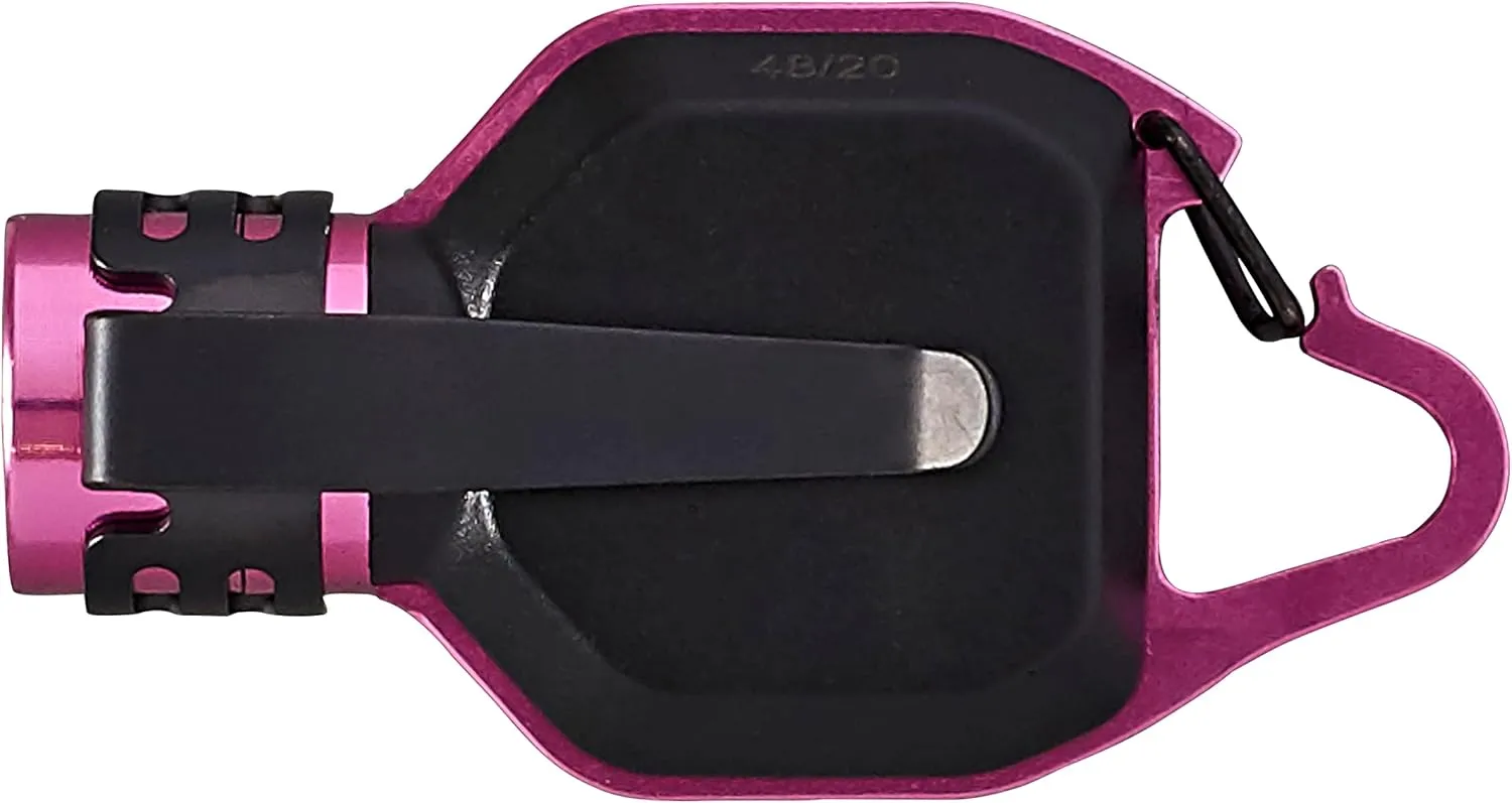 Streamlight 73303 Pocket Mate 325-Lumen Pocket Keychain/Clip-on USB Rechargeable Flashlight, Pink