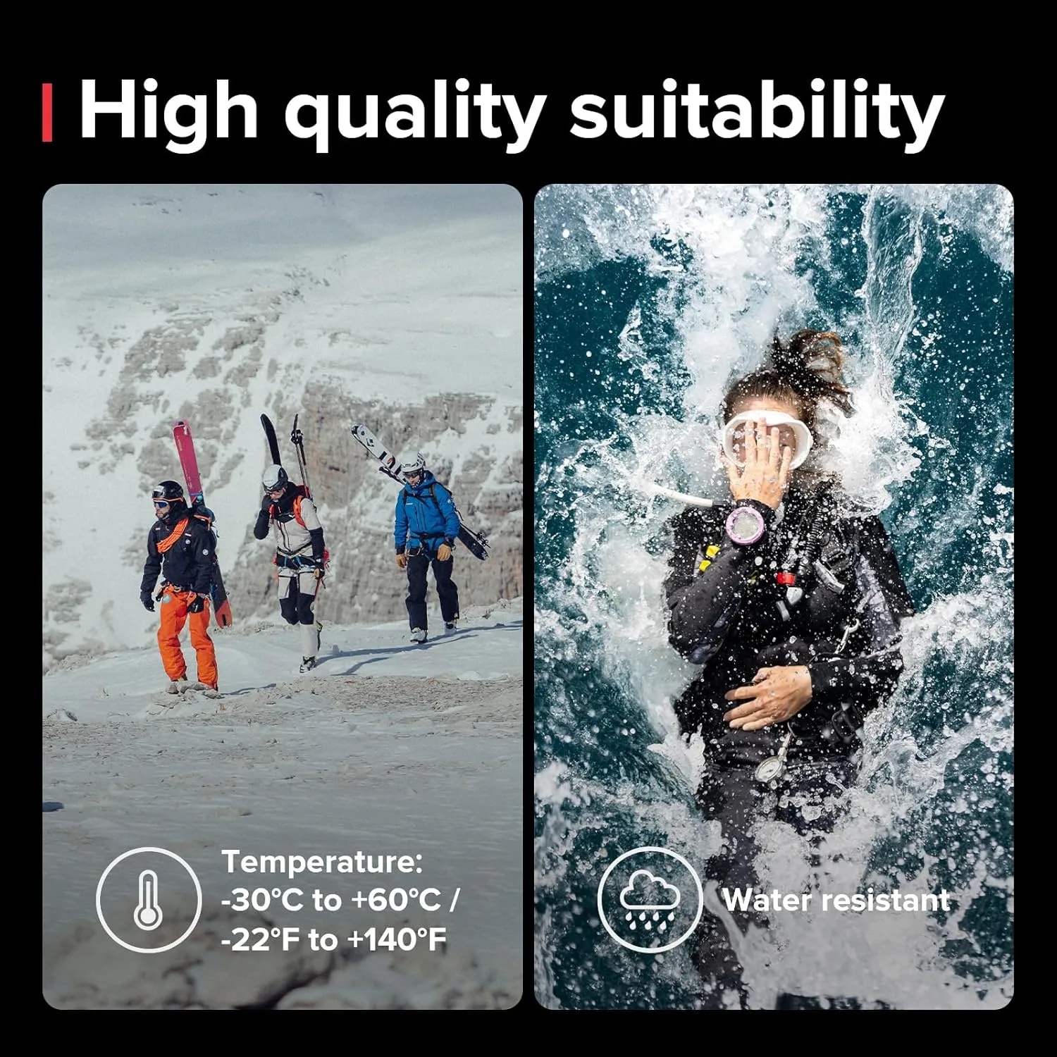 SUUNTO A-30 Compass: Compact, hiking compass with luminous markings in low light