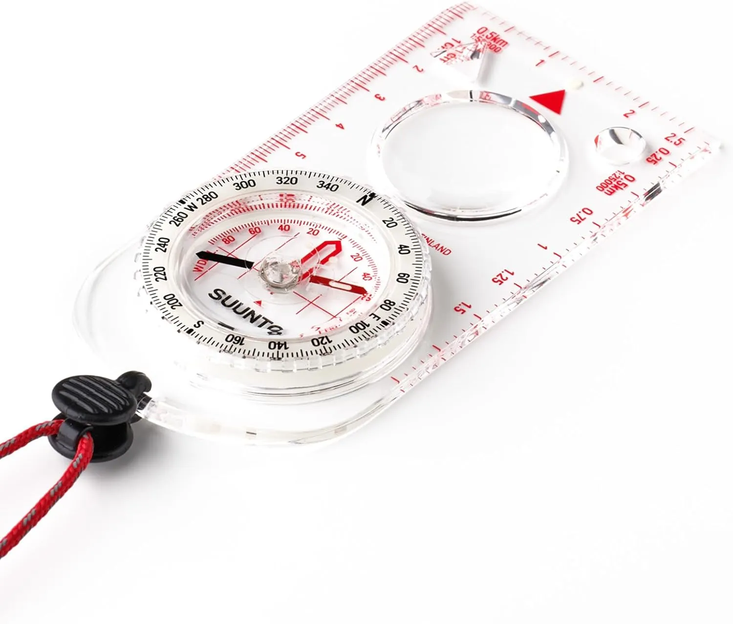 SUUNTO A-30 Compass: Compact, hiking compass with luminous markings in low light
