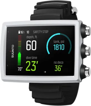 SUUNTO Eon Core Wrist Computer with USB, Compact Dive Computer with Brightness Screen, Easy to Read in Darkness Underwater, Long Battery Life, White