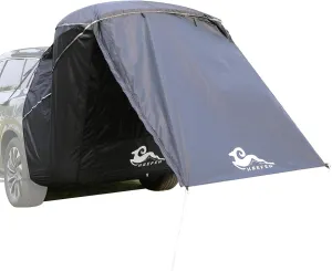 SUV Tailgate Tent with Awning, Tailgate Shade Awning for Camping, Hatchback Tent,Sun Shelter Camping Outdoor Travel, Waterproof 3000MM UPF 50 