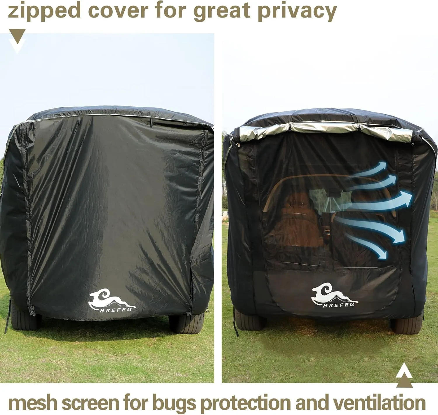SUV Tailgate Tent with Awning, Tailgate Shade Awning for Camping, Hatchback Tent,Sun Shelter Camping Outdoor Travel, Waterproof 3000MM UPF 50 