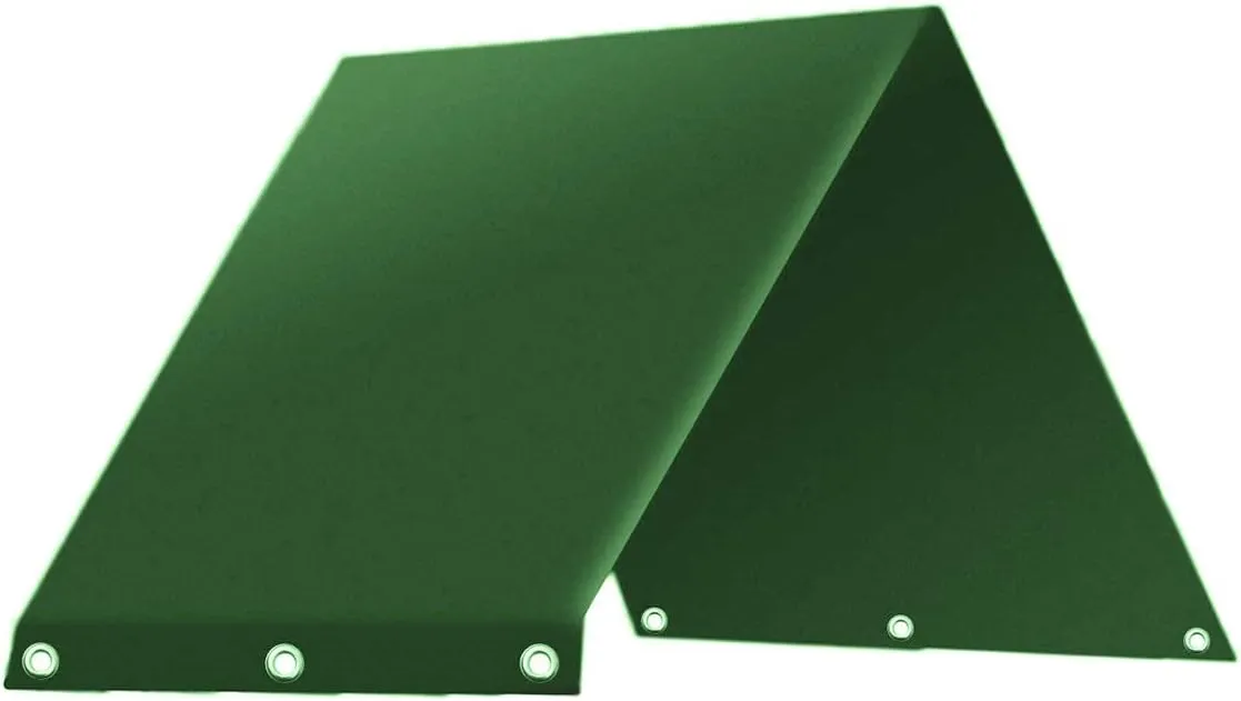 Swing Set Replacement Tarp Playground Replacement Canopy,52" x 90" Outdoor Swingset Shade Kids Playground Roof Canopy Waterproof Snow Proof Tent Cover Replacement Tarp Sunshade (Green)