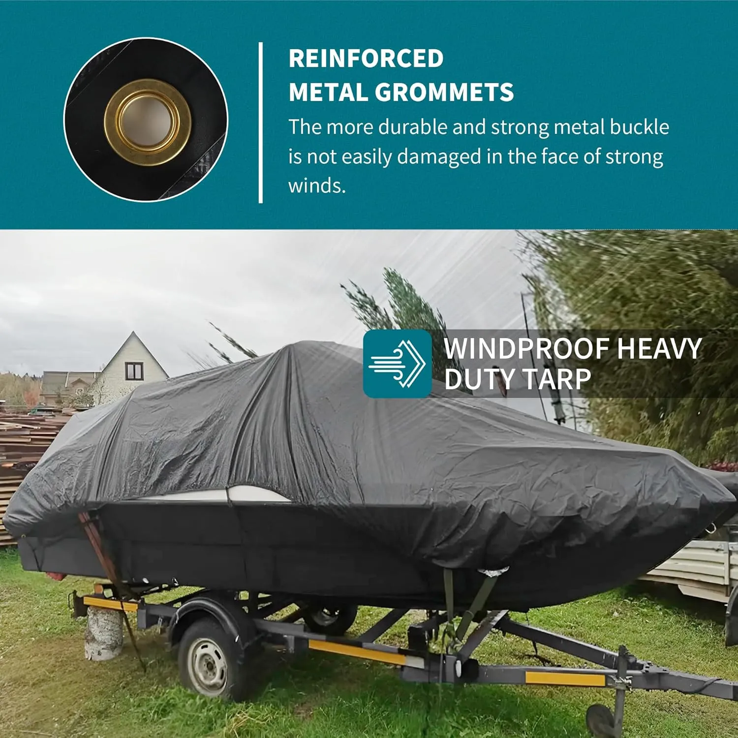 TARPAL tarp 8x10 Feet Super Heavy Duty Tarps Cover 20mil Waterproof UV Protection Rip and Tear Proof Tarpaulin with Grommets(Grey/Brown)