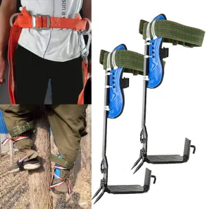 TBVECHI Tree Climbing Tools, Adjustable Lanyard Tree/Pole Climbing Spike Safety Belt Straps, Lanyard RopeTree Climbing & Fruit Picking