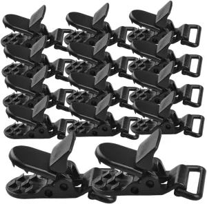 Tent Buckle Clip Tent Fan Gazebo Curtain Clips Tent Peg Hammer Tent Poles Awning Tarp Tie Downs Heavy