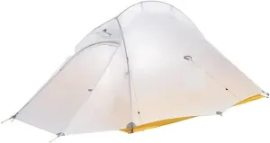 Tent Camping Tent Ultralight 1 Person Hiking Tents Outdoor Portable Beach Fishing Trekking Shelter Tents Lightweight, Gold