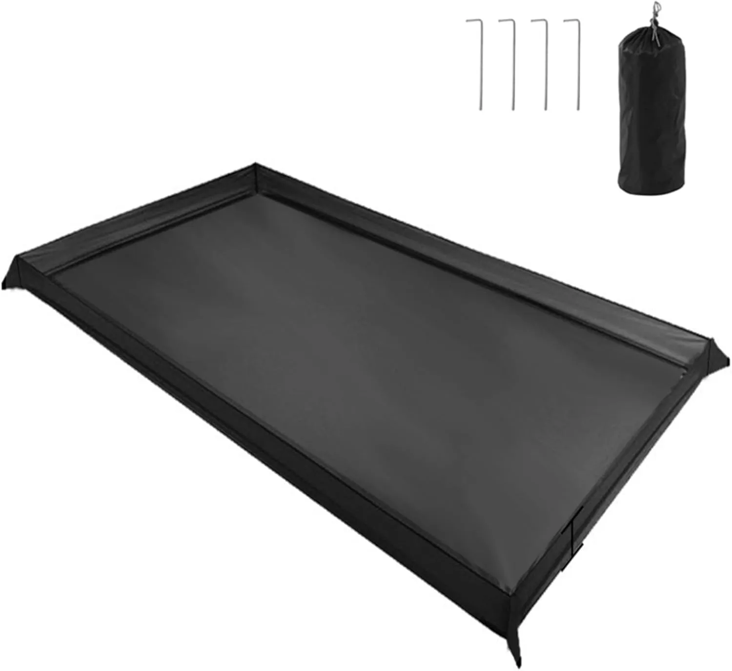 Tent Footprint,Waterproof Camping Tent Tarps Ultralight Bathtub Ground Sheet Mat With Drawstring Bag For Ground Camping Hiking(200x120cm)