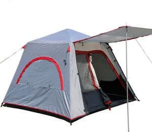 Tent for Camping Automatic Pop Up Camping Tent 4 Person Rainrproof Double Layer Instant Tent for Outdoor Hiking Backpacking Large Space for Picnic Outdoors