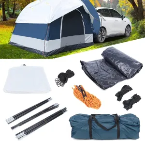 Tent for Camping, Car AwningWaterproof PU2000mm, Tailgate Tent for Various Outdoor Car Trips, Off-Road Adventures, Double Door Design
