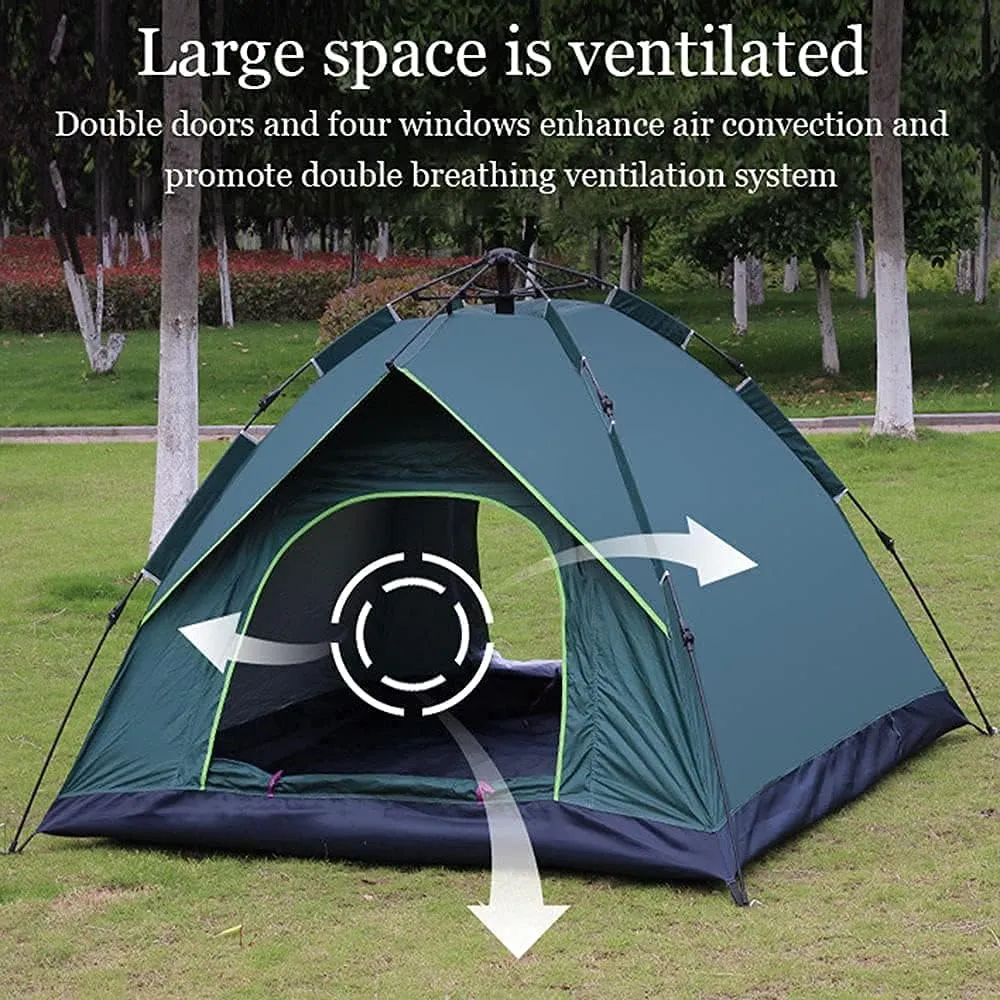 Tent for Camping Ultralight Camping Tent Single Person Easy Set Up Waterproof Portable No Tent Pole Instant Tent for Hiking Fishing Large Space for Picnic Outdoors