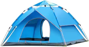 Tent Outdoor Camp, Portable Waterproof, Lightweight Backpack are 3-4 People, Even if are Easy to Install, Mountaineering and Hiking Families