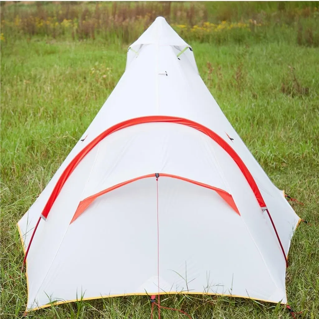 Tent Outdoor Tent Camping Windproof and Rainproof Hiking and Mountaineering Portable Lightweight Double-Layer Tent Outdoor Tent