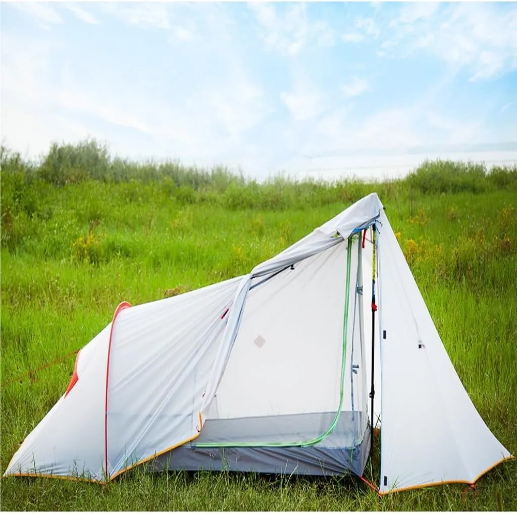 Tent Outdoor Tent Camping Windproof and Rainproof Hiking and Mountaineering Portable Lightweight Double-Layer Tent Outdoor Tent