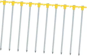 Tent Stakes Pegs 10 Pack Aluminum Tent Ground Stakes Windproof for Camping
