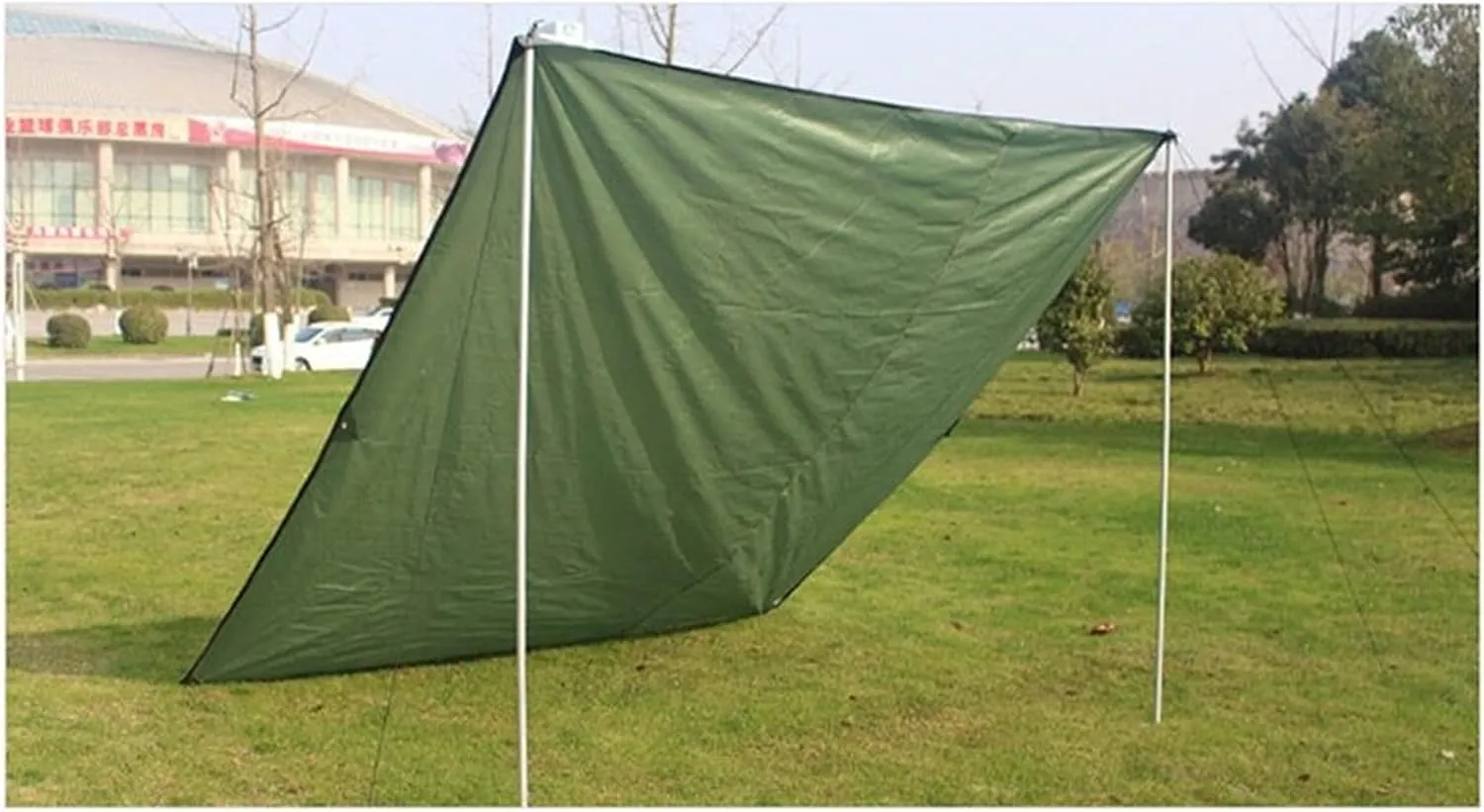 Tent Tarps Camping Shelter Ground Cloth Sunshade Mat with Handbag Waterproof Oxford Fabric Hammock Rain Fly Tent Tarp for Outdoor Hiking Beach Picnic Multifunctional Waterproof
