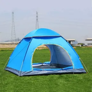 Tent Ultralight Portable Outdoor Camping Folding Automatic 3-4 Person Waterproof Family Tents