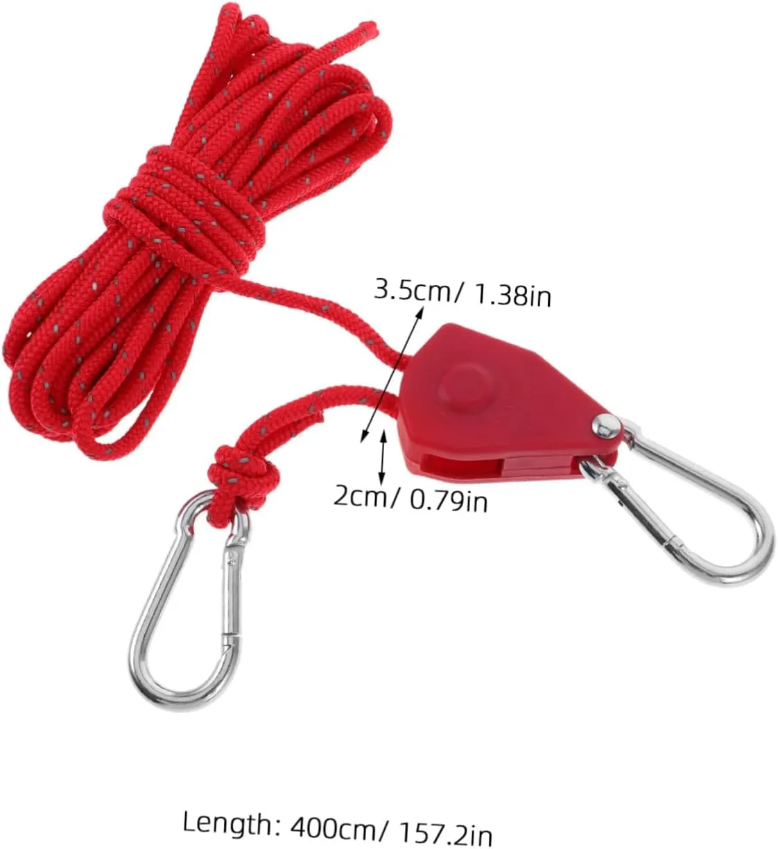 Tent Windproof Rope Ropes for Tarps Camping Rope with Pulley Camping Wire Ropes Rope Cord Tie Down