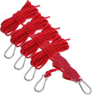 Tent Windproof Rope Ropes for Tarps Camping Rope with Pulley Camping Wire Ropes Rope Cord Tie Down
