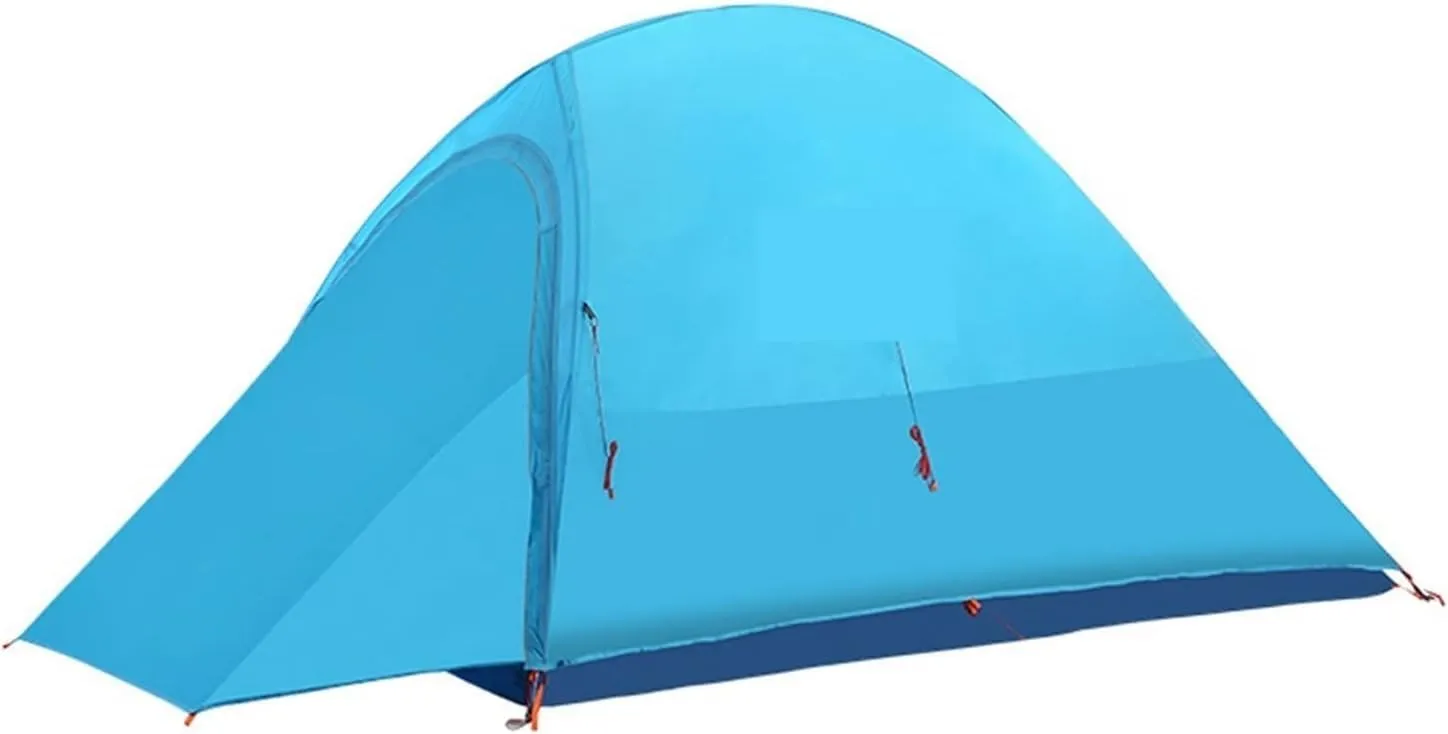 Tents Backpacking Tent Ultralight Lightweight Waterproof Camping Outdoor (Blue 1 Person One Size)