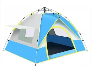 Tents for Camping，Automatic Pop-Up Dome Tent, Portable Windproof Camping Tents, Hiking, Traveling Automatic Outdoor Family Tent