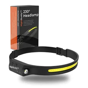 The Original LED Headlamp Rechargeable Flashlight for Adults Camping Essentials Backpacking Lights 4X Brighter