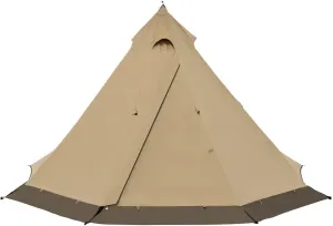 Tipi Tent for 3-4 Person, Oudoor Camping Hot Tent Indian Tent Waterproof Shelter Yurt Tents for Outdoor Family Hiking