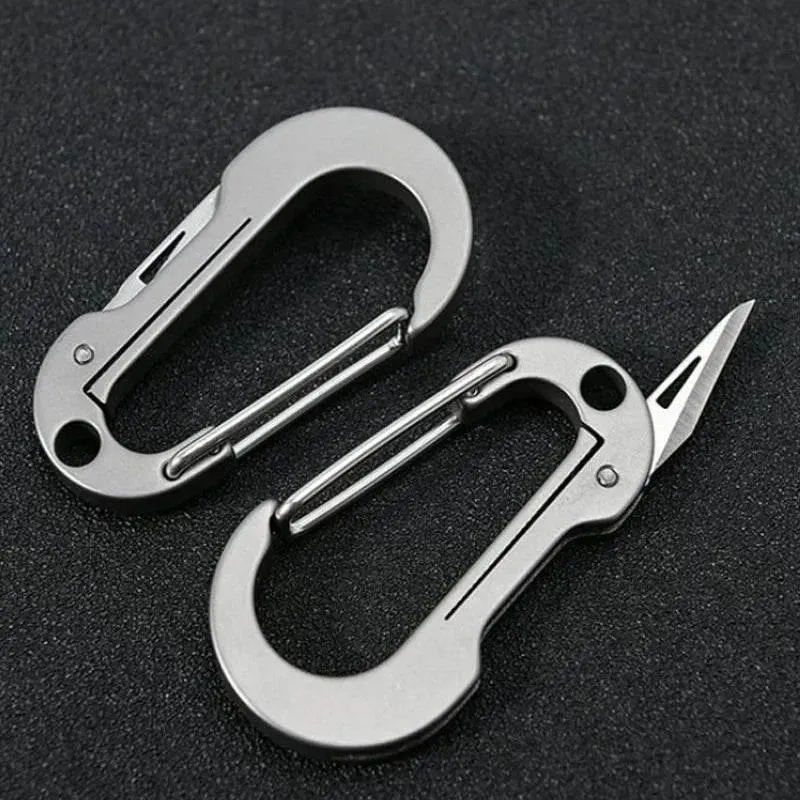 Titanium Alloy EDC Keychain Multi-Tool Knife