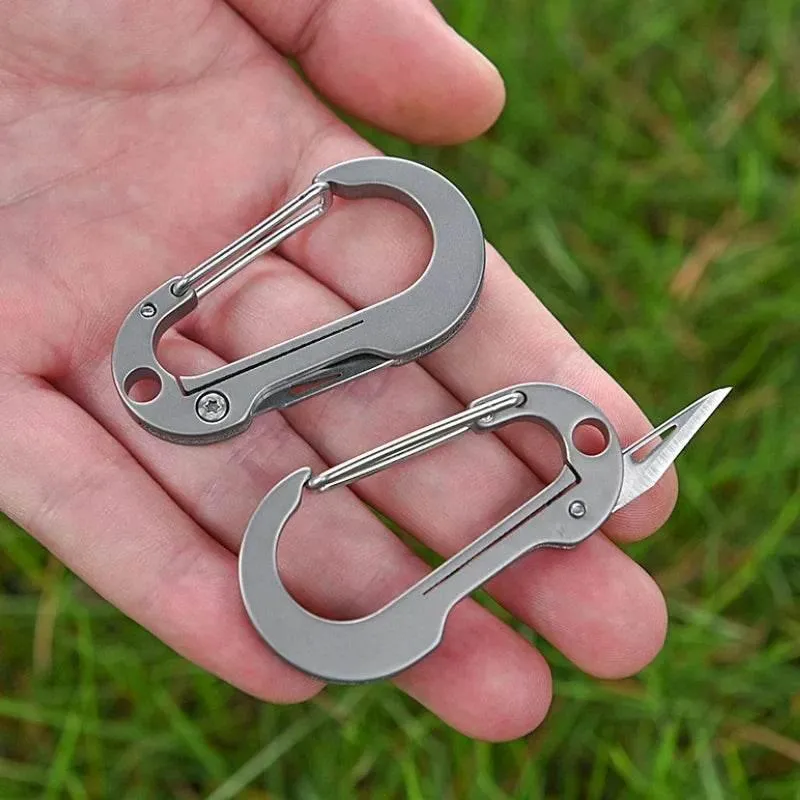Titanium Alloy EDC Keychain Multi-Tool Knife