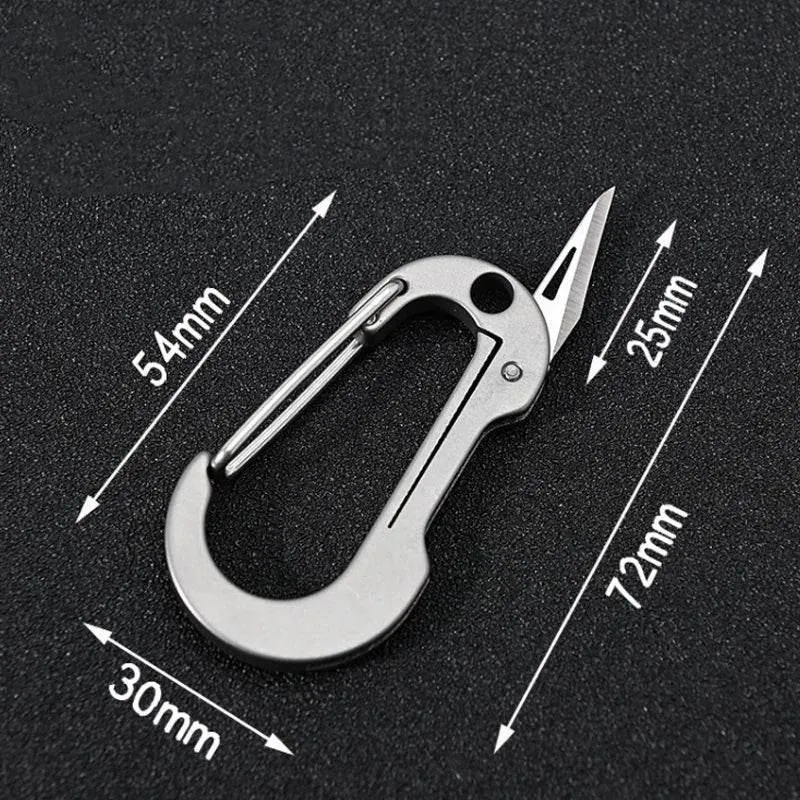 Titanium Alloy EDC Keychain Multi-Tool Knife