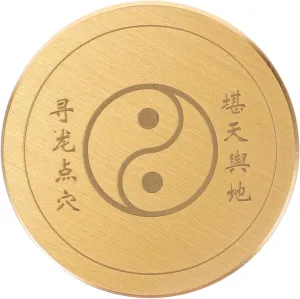 Totority Metal Compass Mini Size for Camping Hiking and Everyday Traditional Chinese Markings