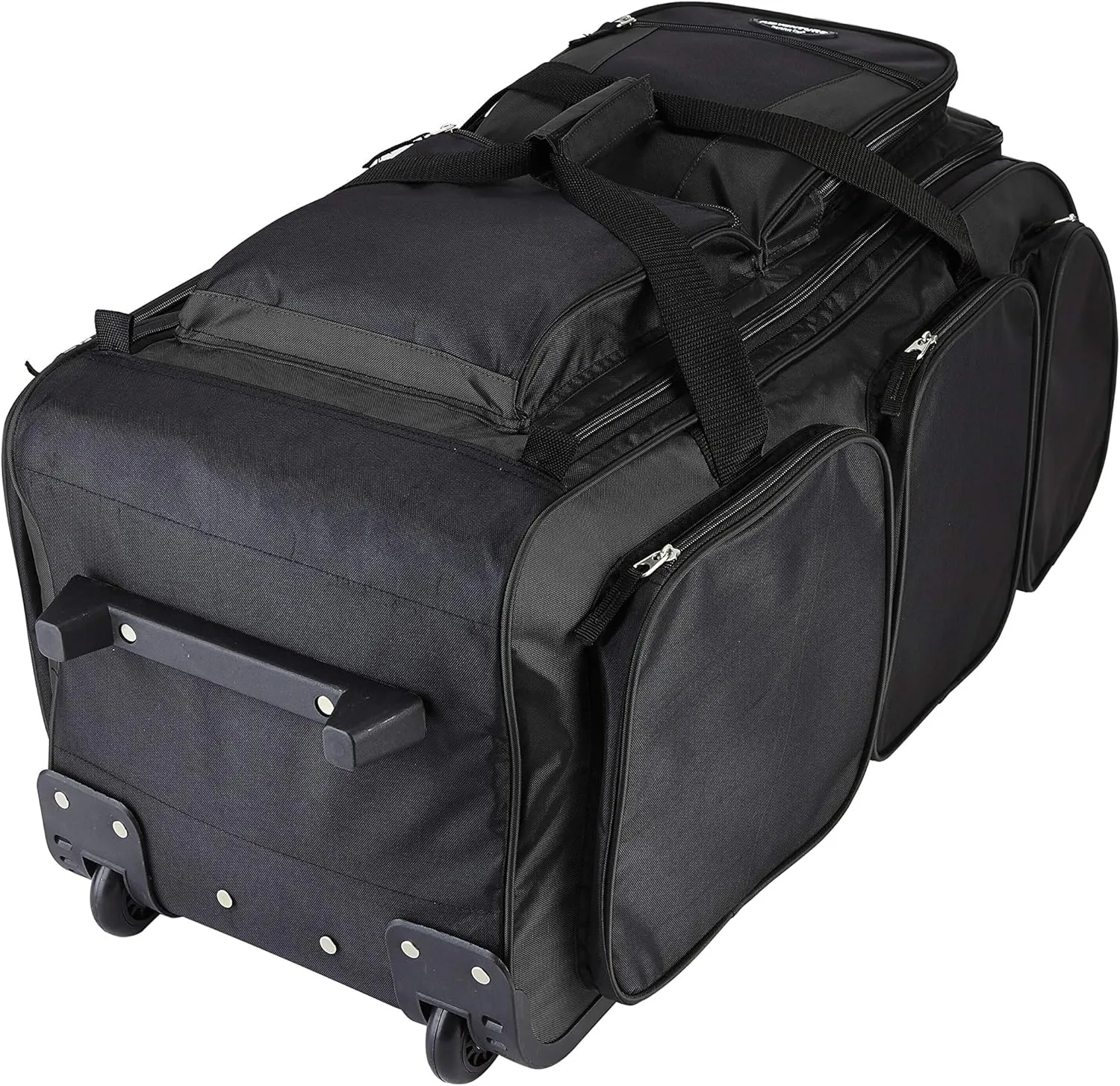 Travelers Club Xpedition 30 Inch Multi-Pocket Upright Rolling Duffel Bag