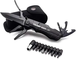 Trump 2024 Multi-Tool Pocket Knife - All-in-One American Knife | Gifts for Dad, Brother, Him from Son and Daughter
