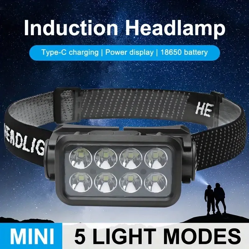 Ultra-Bright Rechargeable Headlight with 6 Modes LED Headlamp