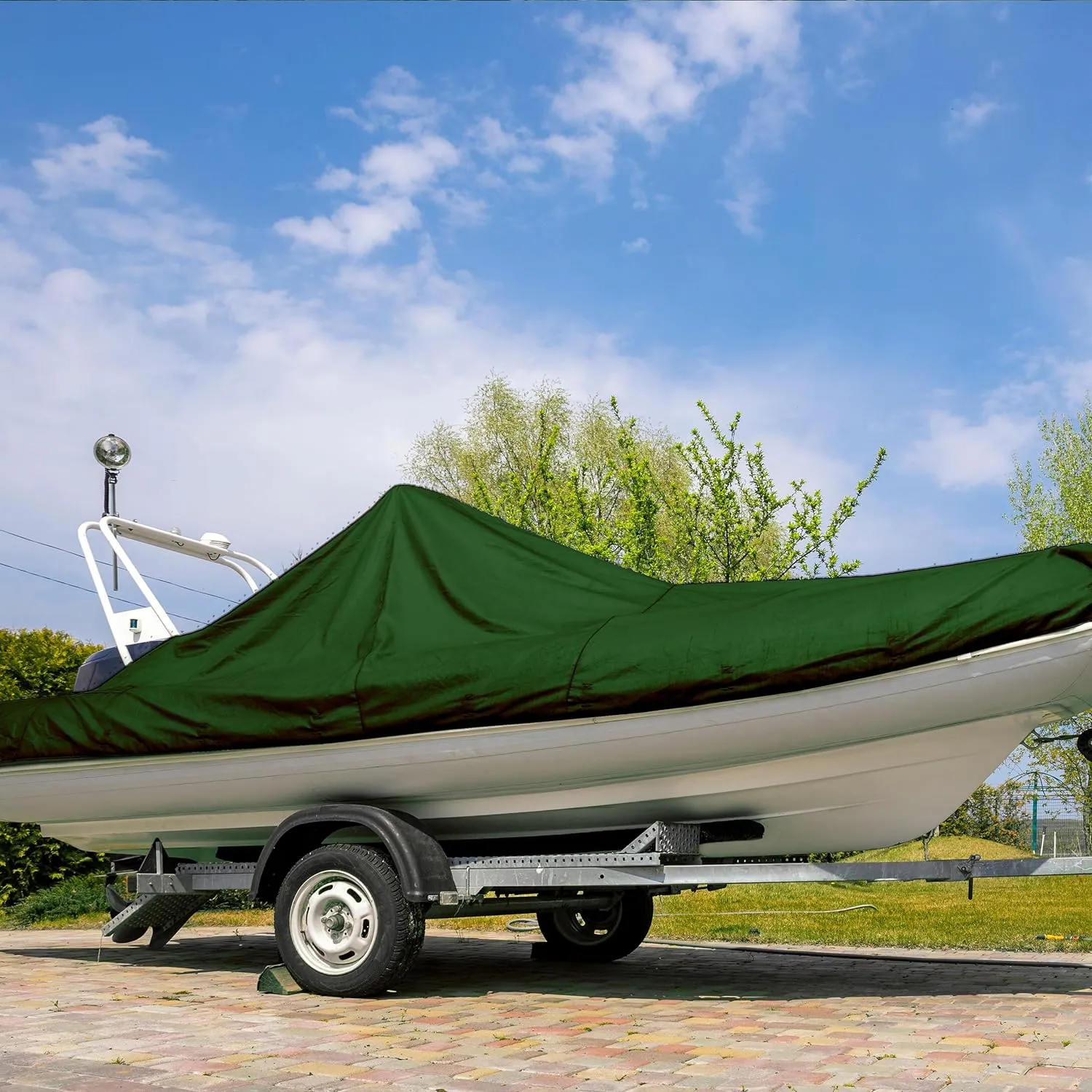 Ultra Heavy Duty Tarp Waterproof Large Cover | Hunter Green, 12' x 16 16 Mil Thick | Rip Proof Tarps | Thick Weave Material, UV Resistant Great for Tarpaulin Canopy Tent, Boat, RV or Pool Cover