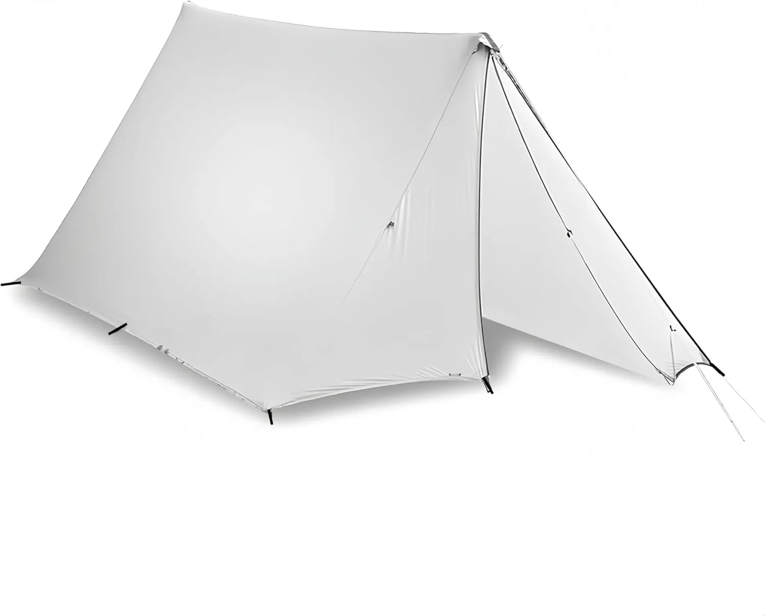 Ultra-Lightweight 1-2 Person Shelter - 15D Silicone-Coated Nylon Multi-Purpose A-Frame Tarp Tent for Outdoor Adventures & Tactical Use