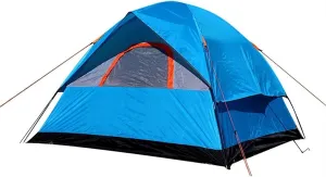 Ultralight 1-2 Person Waterproof Camping Tent, 4-Season Lightweight Tent for Backpacking, Hiking & Mountaineering, 3KG, Easy Setup (Green/Blue)