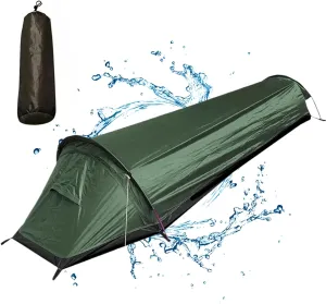 Ultralight & Waterproof 1 Person Tent - Breathable with Fine Mesh, Portable Backpacking Tent with Carry Bag for Hiking Camping