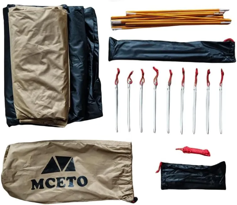 Ultralight Camping Tent 1 Person Aluminum Pole Outdoor Hiking Tent Waterproof Backpacking Tent
