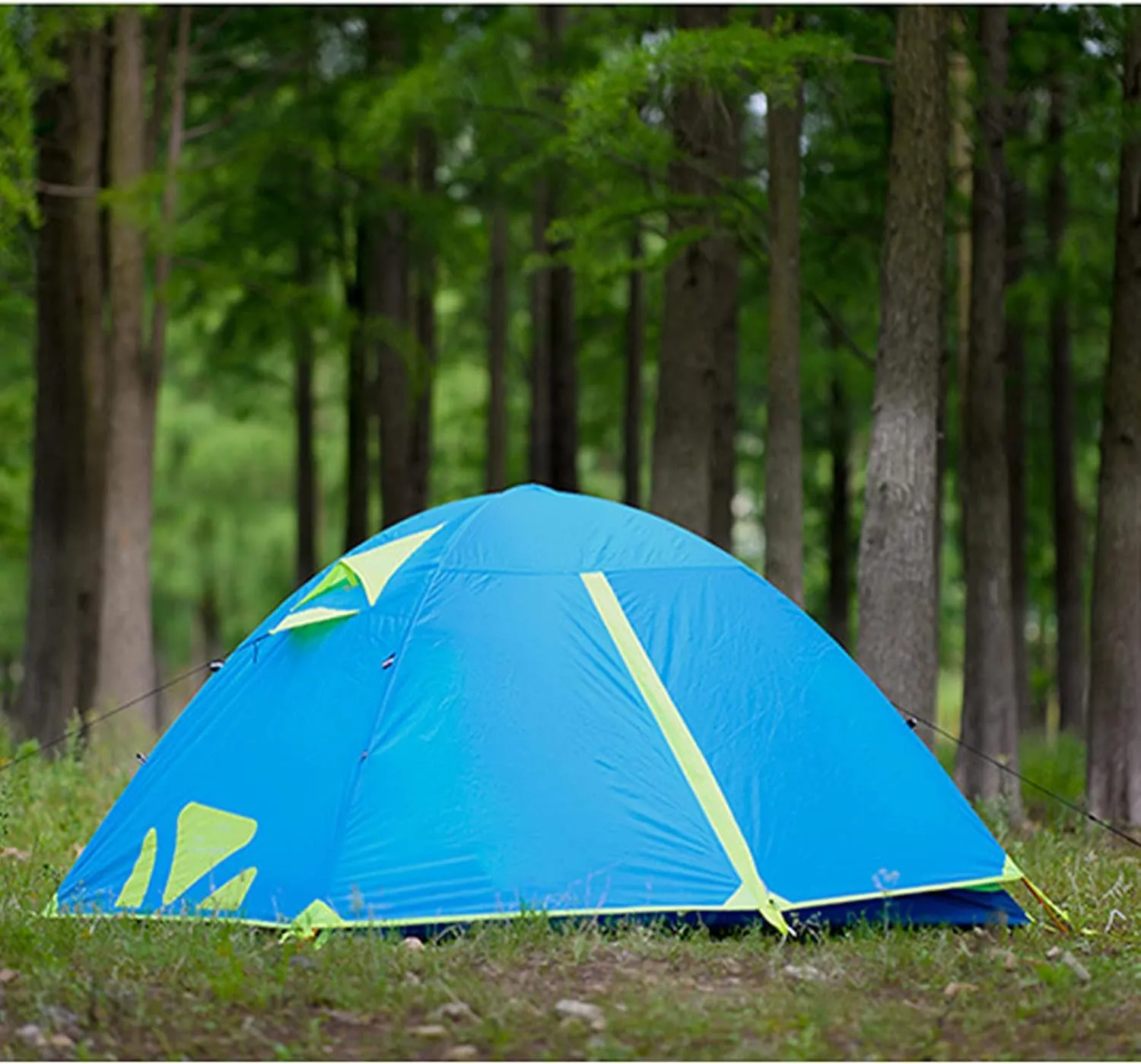 Ultralight Camping Tent 3 Person Windproof Rainproof Breathable Tent Aluminum Bracket for Outdoor Hiking Mountaineering Backpack Travel