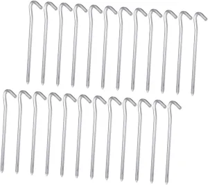 Ultralight Metal Stakes Camping Tent Stake Kit 30 Pcs Heavy Duty Ground Pegs for Beach Tent and Ground Covers