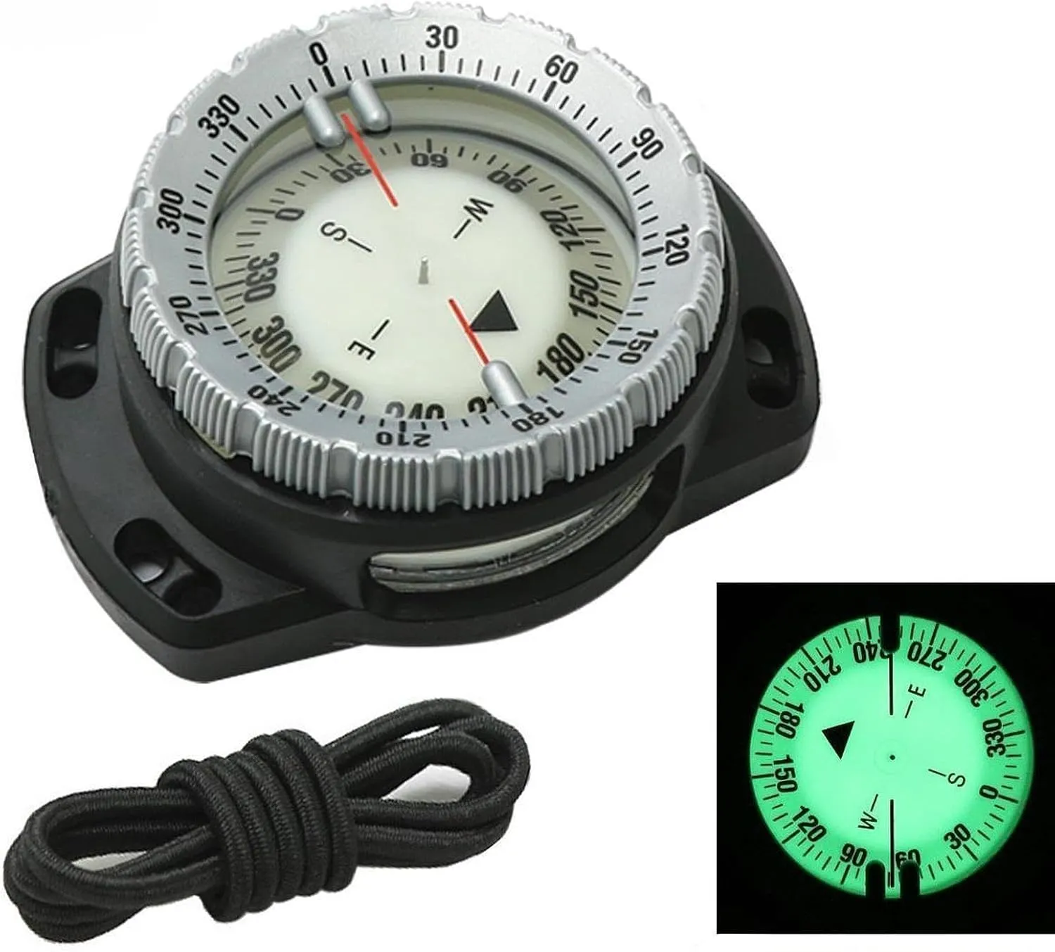 Underwater Diving Compass Kayak Compass Diving Accessory Scuba Compass for Scuba