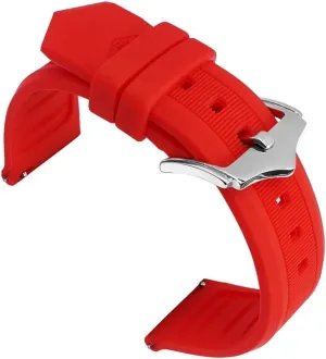 Universal Silicone Watch Band Quick Release Rubber Strap Sport Diving Wristband Bracelet Accessories