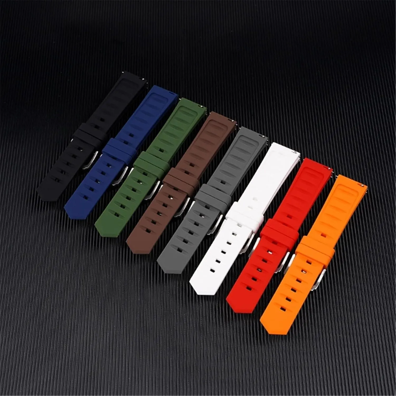 Universal Silicone Watch Band Quick Release Rubber Strap Sport Diving Wristband Bracelet Accessories