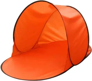 Up Beach Tent, Portable Outdoor Beach Shade Tent, UPF 50 Beach Shelter, Easy Setup Windproof Waterproof Beach Canopy, Beach Shell Sun Beach Tent Sun Shelter (B)