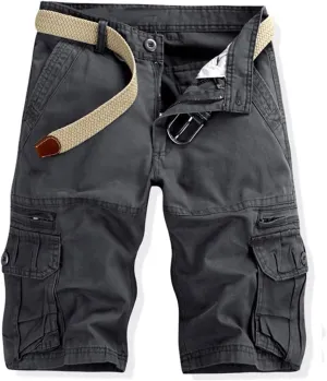 utcoco Men's Cargo Short Relaxed Fit Multi-Pocket Cotton Cargo Shorts for Men