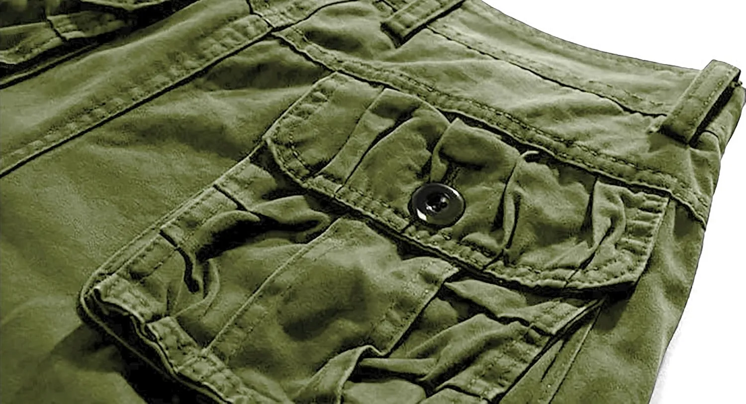 utcoco Men's Cargo Short Relaxed Fit Multi-Pocket Cotton Cargo Shorts for Men