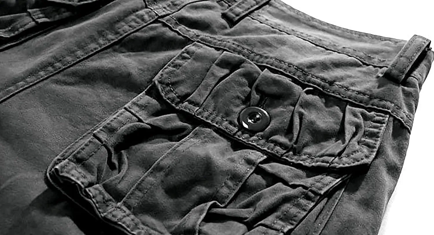 utcoco Men's Cargo Short Relaxed Fit Multi-Pocket Cotton Cargo Shorts for Men